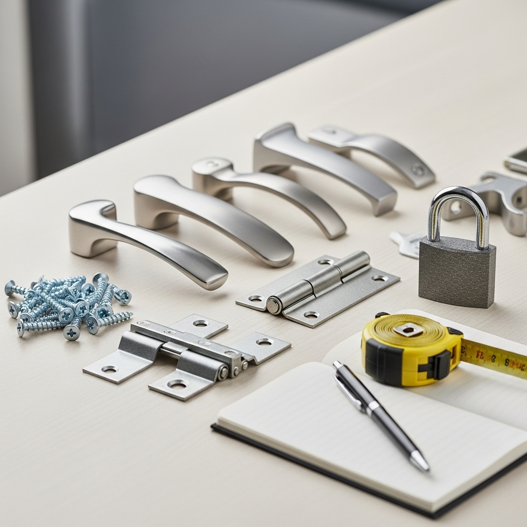 Commercial and retail hardware solutions including storefront fixtures and security systems